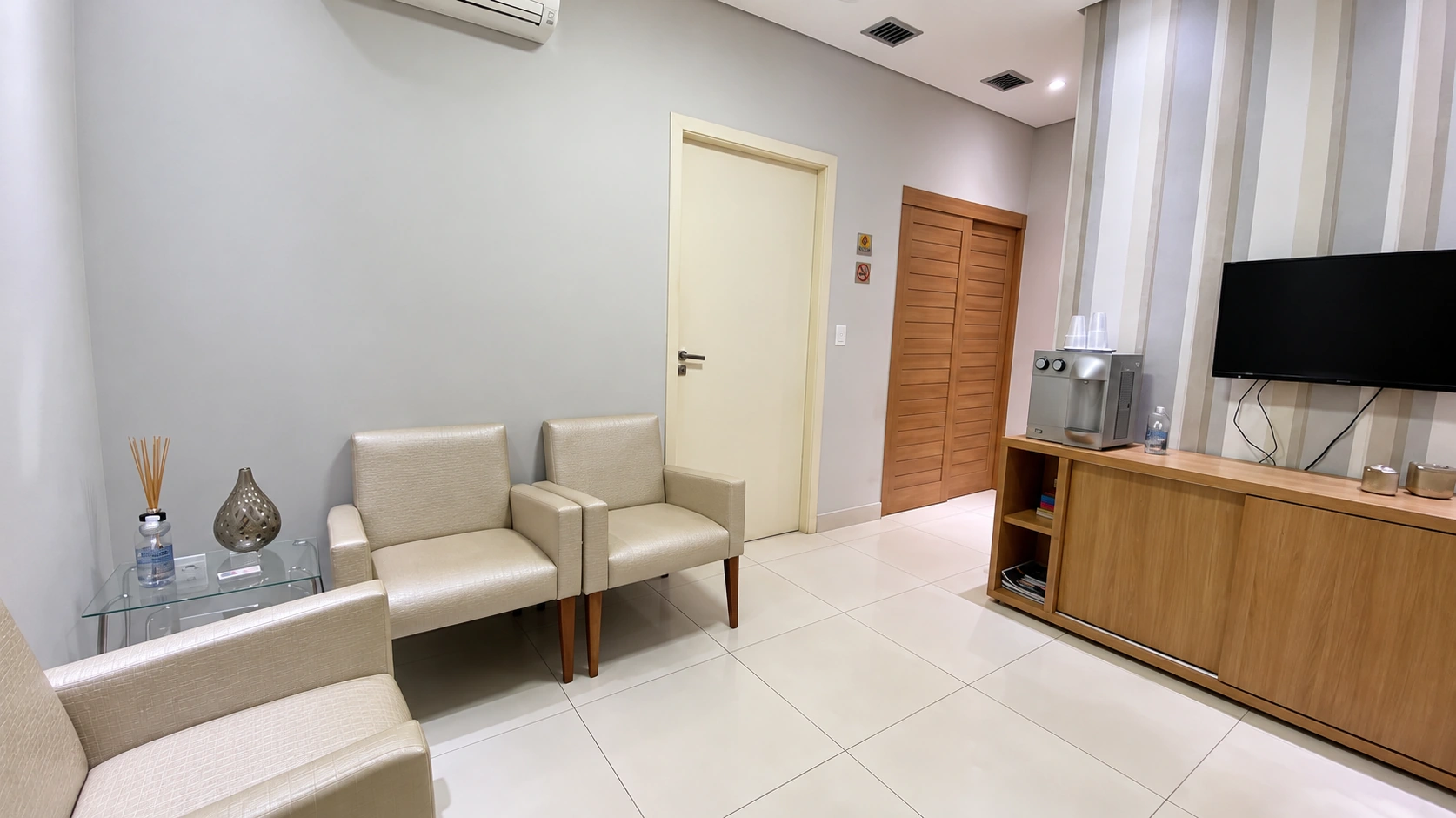 Recepção do consultório